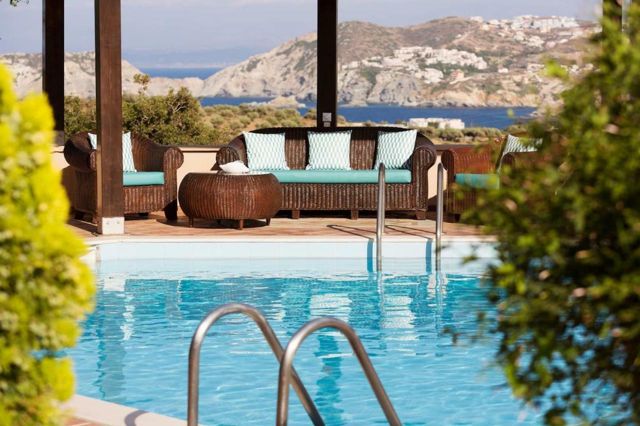 White Sand Villa. Spacious Villa With Prive Pool. Agia Pelagia  Luaran gambar