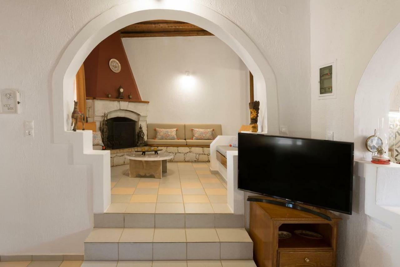 White Sand Villa. Spacious Villa With Prive Pool. Agia Pelagia  Luaran gambar