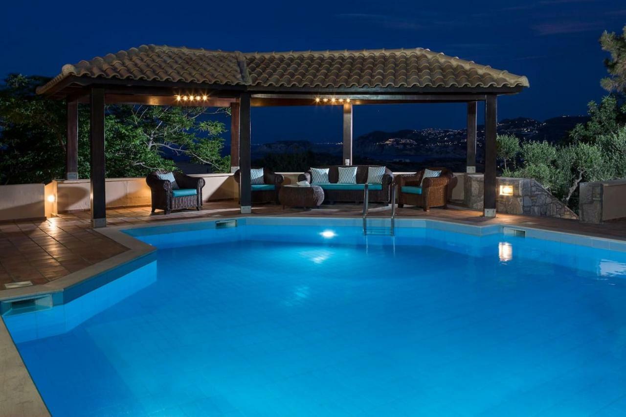 White Sand Villa. Spacious Villa With Prive Pool. Agia Pelagia  Luaran gambar