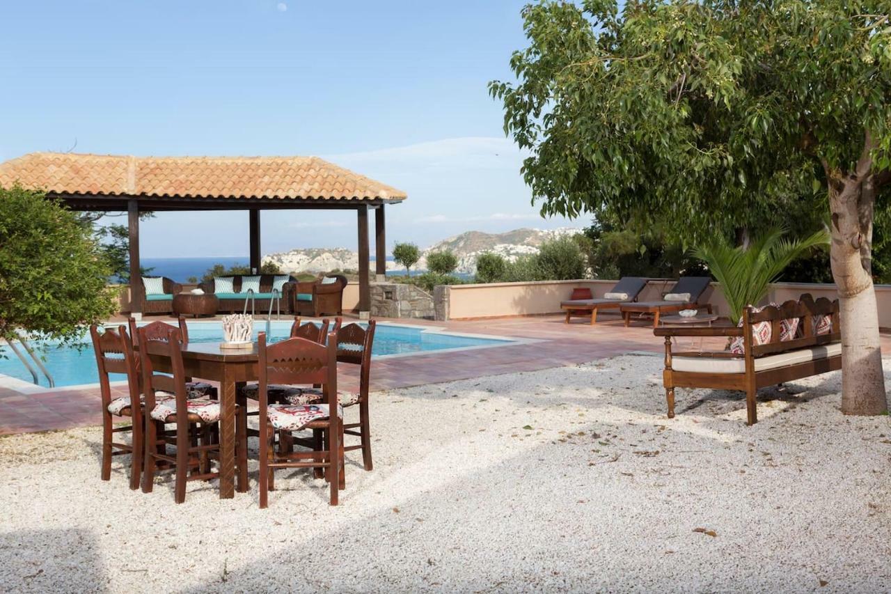 White Sand Villa. Spacious Villa With Prive Pool. Agia Pelagia  Luaran gambar