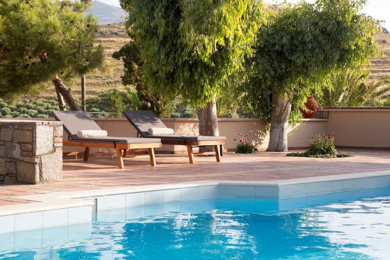 White Sand Villa. Spacious Villa With Prive Pool. Agia Pelagia  Luaran gambar